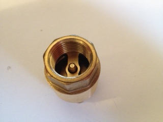VALVOLA DI RITEGNO YATCH FEMMINA-FEMMINA 1/2" PER ALTE TEMPERATURE